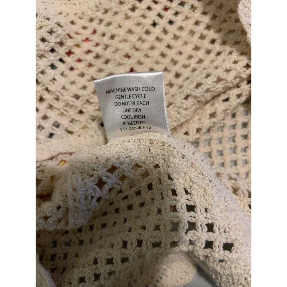 Rebellion Again/Coquette Crochet Tank Boho Size Medium - Picture 8 of 9